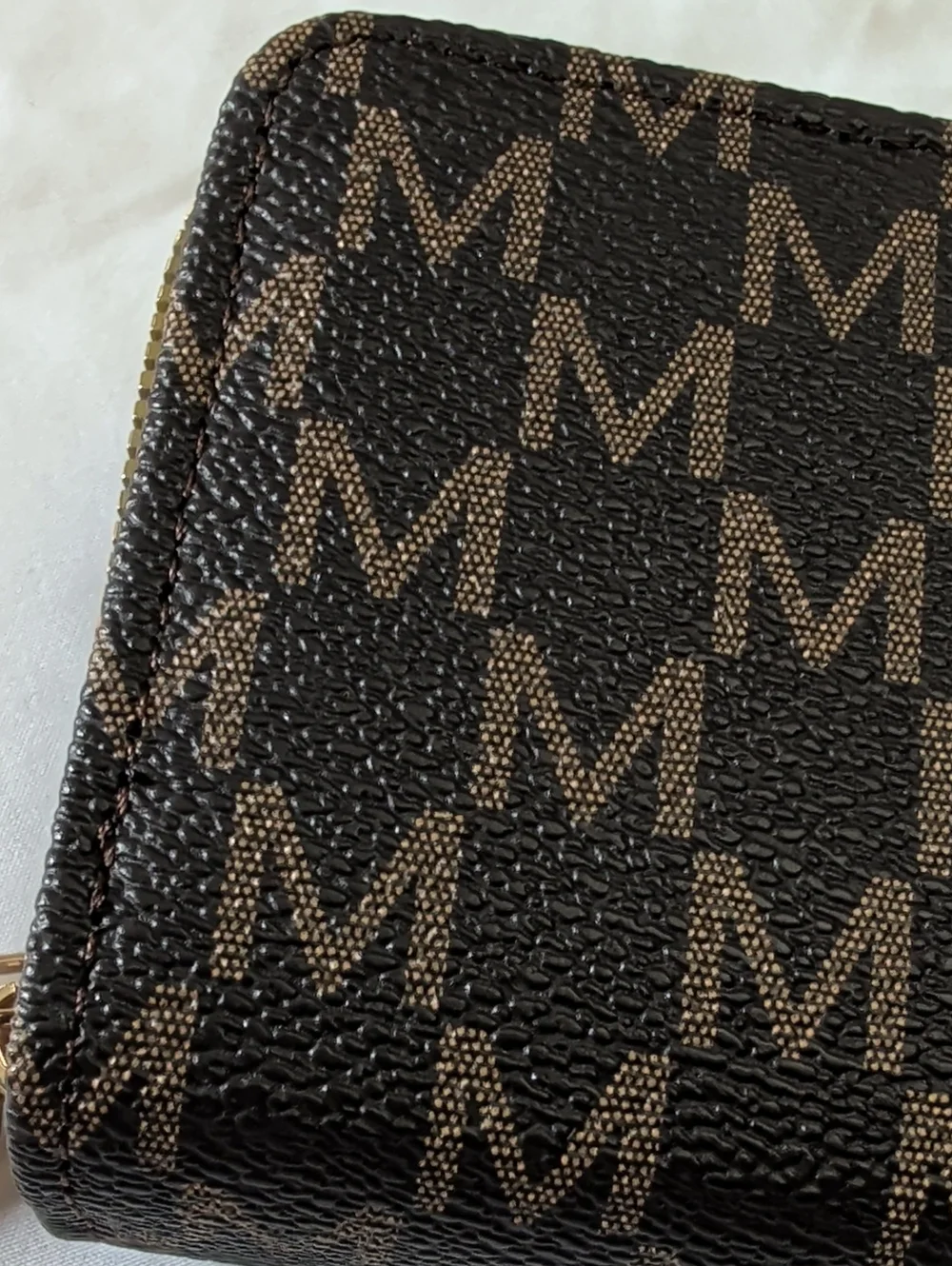 NWOT Brown Monogram 